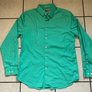 Express Fitted Button Up Long Sleeved Shirt